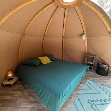 La Wigwam Bleu Du Domaine Du Pas De L'Ane Hotell Mios Exteriör bild